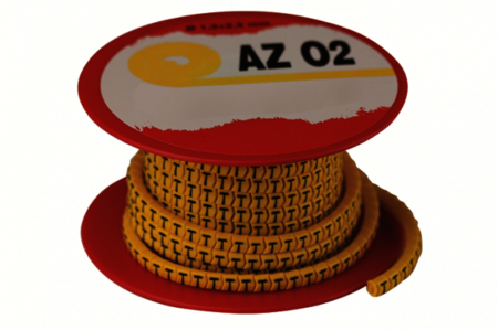 ДКС AZO202WR Колечко маркировочное "2", 1,3-2,5мм. белое на красном