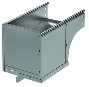 ДКС 37504INOX Угол CDSD 90 вертикальный внеш. переходник прав. осн.200 H50, INOX