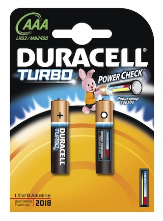 Duracell 81417112 DURACELL  LR03-2BL TURBO (20/60/10800)