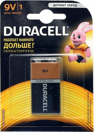 Duracell 754 Элемент питания DURACELL 9V MN1604/6LR61