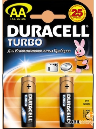 Duracell 81417100 DURACELL  LR6-2BL TURBO (40/120/10200)