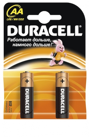 Duracell 81417078 DURACELL  LR6-2BL BASIC (40/120/10200)