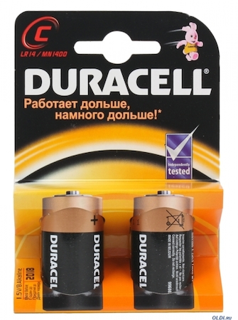 Duracell 81427263 DURACELL  LR14-2BL  (20/60/6000)