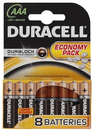 Duracell 81417099 DURACELL LR03-8BL BASIC (80/45360)
