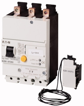 EATON 0000104610 Блок защиты от токов утечки, 300 мА, 3P, установка снизу выключателя