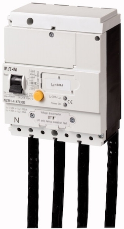 EATON 0000104606 Блок защиты от токов утечки, 30 мА, 4P, установка справа от выключателя