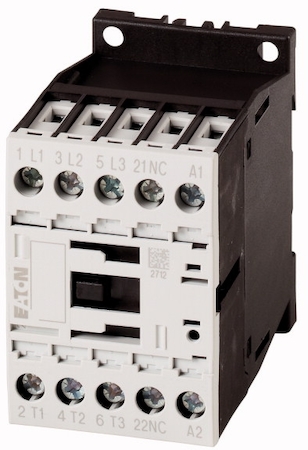 EATON 0000276600 Контактор 7 А,  управляющее напряжение 24В (DС), 1НЗ доп. контакт, категория применения AC-3, AC-4