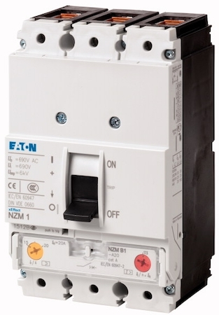 EATON 0000281230 Автоматический выключатель 160А, 3 полюса, откл.способность 25кА, диапазон уставки 125…160А