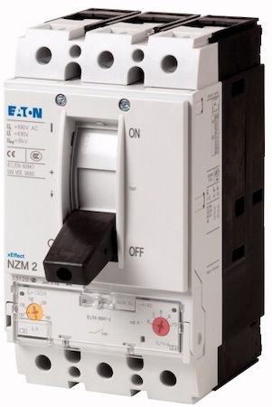 EATON 0000259088 Автоматический выключатель 160А, 3 полюса, откл.способность 25кА, диапазон уставки 125…160А