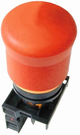 EATON 0000216516 Кнопка аварийной остановки грибовидная, 1 размыкающий+1 замыающий контакт, цвет красный