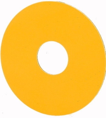 EATON 0000216464 Знак, аварийная остановка , желтый, D = 90 мм , пустой