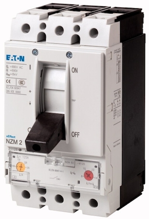 EATON 0000265717 Автоматический выключатель 200А, 3 полюса, откл.способность 25кА, диапазон уставки 160…200А