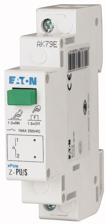 EATON 0000276296 Кнопка, 1НО+1НЗ, светодиод 24В