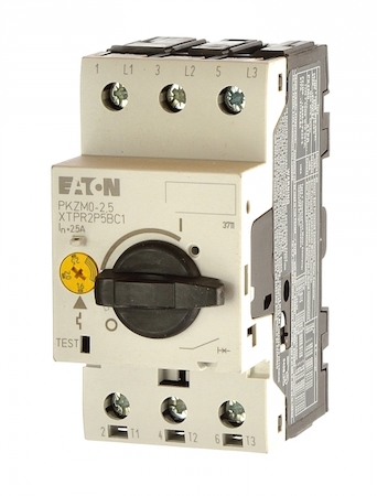 EATON 0000072736 Автоматический выключатель защиты двигателя 2,5А, 3 полюса, откл.способность 150кА, диапазон уставки 1,6...2,5А