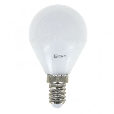 FLL-G45-5-230-4K-E14 Лампа светодиодная FLL-G45 5W 4000К E14 EKF Simple