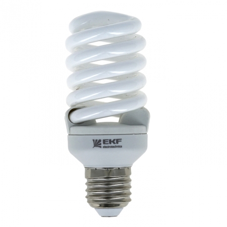 FS-T2-15-865-E27 Лампа энергосберегающая FS-спираль 15W 6500K E27 10000h EKF Simple