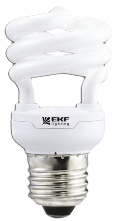 FSI-T2-9-840-E14 Лампа энергосберегающая FSI-спираль 9W 4000K E14 12000h EKF Simple