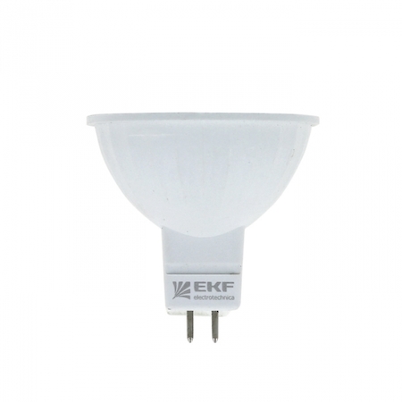 FLL-MR16-6-230-4K-GU5.3 Лампа светодиодная FLL-MR16 6W 4000К GU5.3 EKF Simple