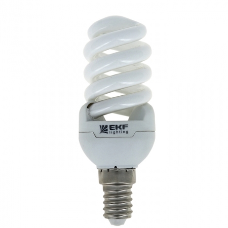 FS-T2-9-827-E14 Лампа энергосберегающая FS-спираль 9W 2700K E14 10000h EKF Simple