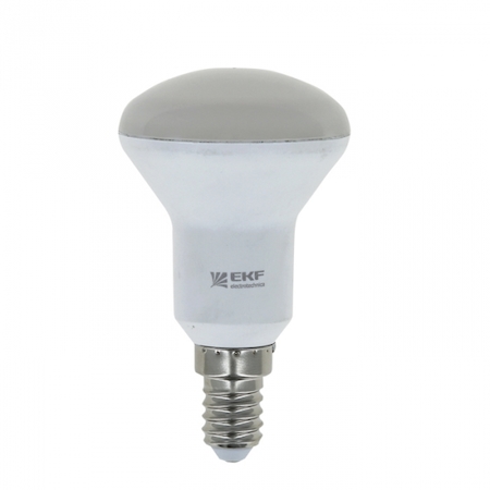 FLL-R50-5-230-2.7K-E14 Лампа светодиодная FLL-R50 5W 2700К E14 EKF Simple