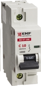mcb47100-3-100C Автоматический выключатель ВА 47-100, 3P 100А (C) 10kA EKF