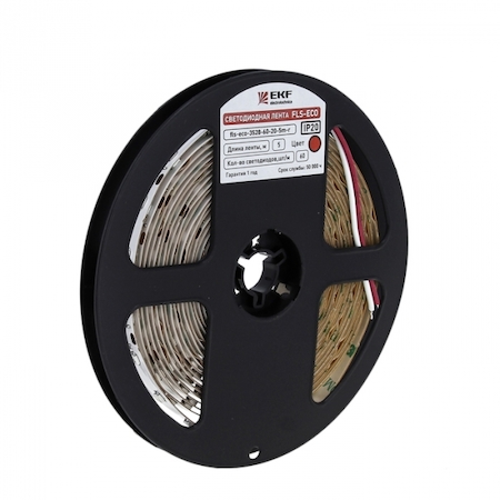 fls-eco-5050-30-65-5m-b Лента светодиодная  FLS-ECO-5050 30 сд/м  7,2Вт 12В IP65 5м синий EKF Proxima