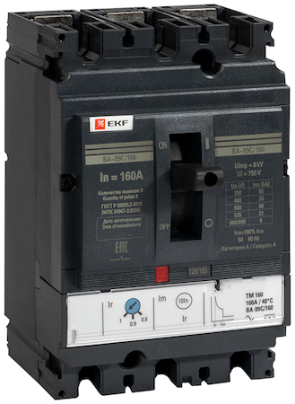 mccb99C-160-25 Выключатель автоматический ВА-99C (Compact NS) 160/25А 3P 36кА EKF PROxima