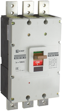 mccb99-1600-1600m Выключатель автоматический ВА-99М 1600А 3P 35кА EKF PROxima