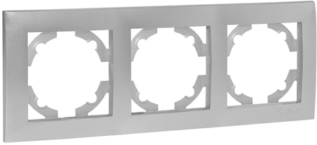 EWM-G-303-30 Валенсия Рамка 3-местная сталь  EKF