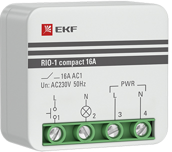 rio-1k-10 Импульсное реле RIO-1 compact 10А EKF PROxima