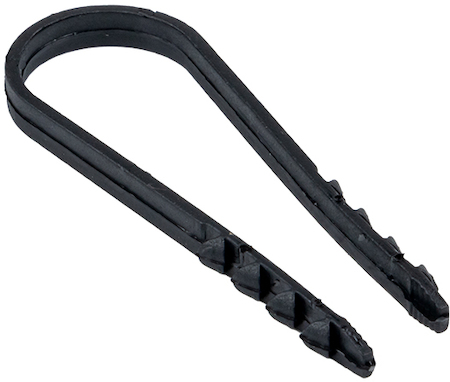 plc-ncs50-19x25b Дюбель-хомут для круглого кабеля (19-25мм) черный (50шт.) EKF PROxima