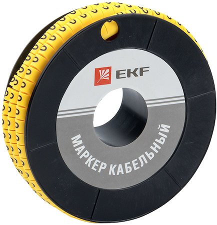 plc-KM-1.5-0 Маркер кабельный 1,5 мм2 "0" (1000 шт.) (ЕС-0) EKF PROxima