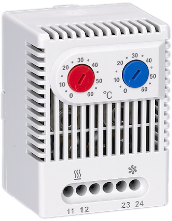 thermo-no+nc-din Термостат NO+NC (охлаждение и обогрев) на дин-рейку 10A 230В IP20 EKF PROxima