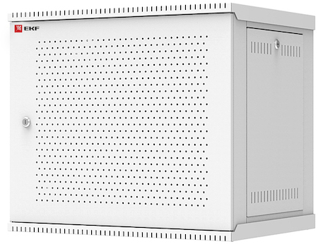 ITB6P450D Шкаф телекоммуникационный настенный разборный 6U (600х450) дверь перфорированная, Astra серия EKF PROxima