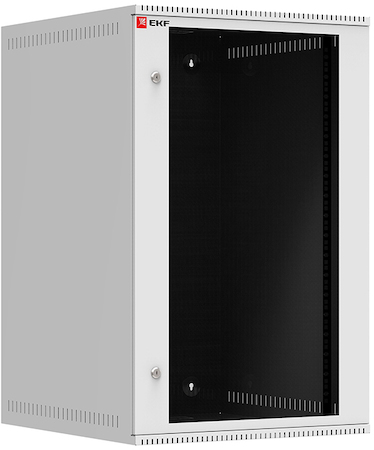 ITB18G650 Шкаф телекоммуникационный настенный 18U (600х650) дверь стекло, Astra A серия EKF Basic