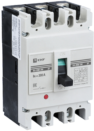 mccb99-250-160m Выключатель автоматический ВА-99М  250/160А 3P 35кА EKF PROxima