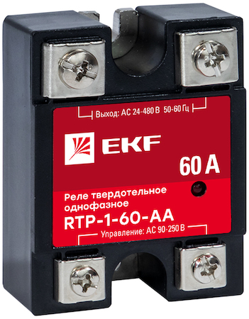 rtp-1-60-aa Реле твердотельное однофазное RTP-60-AA  EKF PROxima