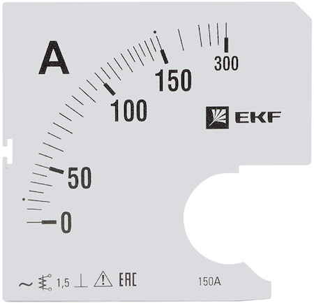 s-a961-150 Шкала сменная для A961 150/5А-1,5 EKF PROxima