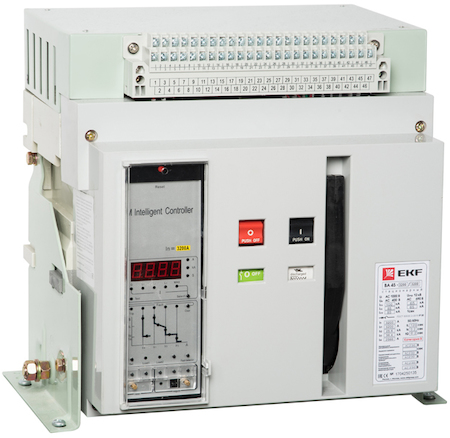 mccb45-2000-1600 Выключатель автоматический ВА-45 2000/1600 3P 50кА стационарный EKF PROxima