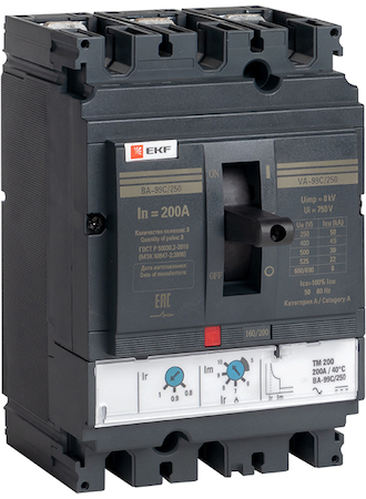 mccb99C-250-200 Выключатель автоматический ВА-99C (Compact NS)  250/200А 3P 45кА EKF PROxima
