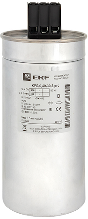 kps-0,4-30-3-pro Конденсатор косинусный КПС-0,4-30-3 EKF PRO