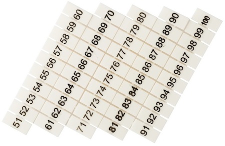 zb-st-4-50-100 Маркеры для JXB-ST 4 с нумерацией 50-100 (10 шт.) EKF PROxima