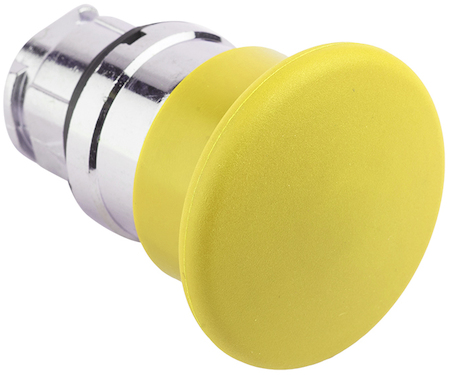 XB4BC-Y Исполнительный механизм кнопки XB4 "Грибок" желтый возвратный без фиксации без подсветки EKF PROxima