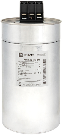 kps-0,4-40-3-pro Конденсатор косинусный КПС-0,4-40-3 EKF PRO