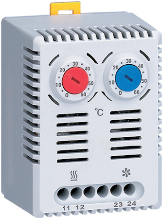T2C10M Термостат NO+NC (охлаждение и обогрев) на DIN-рейку 10A 230В IP20 EKF PROxima