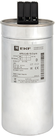 kps-0,4-15-3-pro Конденсатор косинусный КПС-0,4-15-3 EKF PRO
