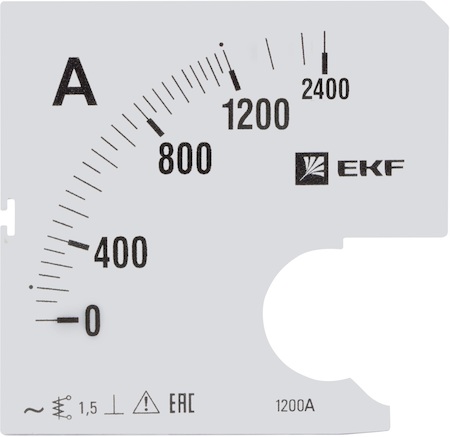 s-a961-1200 Шкала A961 1200/5А-1,5 EKF PROxima