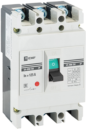 mccb99-100-125m Выключатель автоматический ВА-99М  100/125А 3P 35кА EKF PROxima