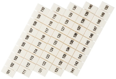 zb-st-1.5-100-150 Маркеры для JXB-ST 1,5 с нумерацией 100-150 (10 шт.) EKF PROxima