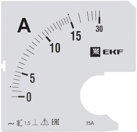 s-a961-15 Шкала сменная для A961 15/5А-1,5 EKF PROxima